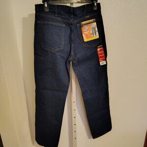 Rustler Men's Jeans Size 34 x 32 Regular Fit Straight Leg X-TRA Rugged NWT
